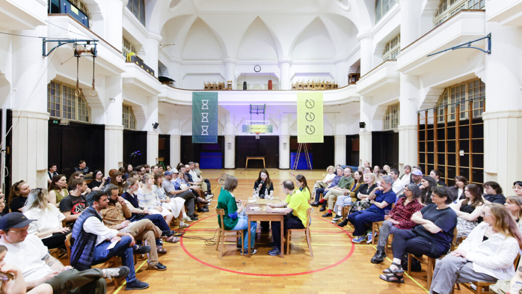Crit Club: Should Art Always Look Forward, Never Back?, Tabor Sokol Hall. Photo: Marijo Zupanov