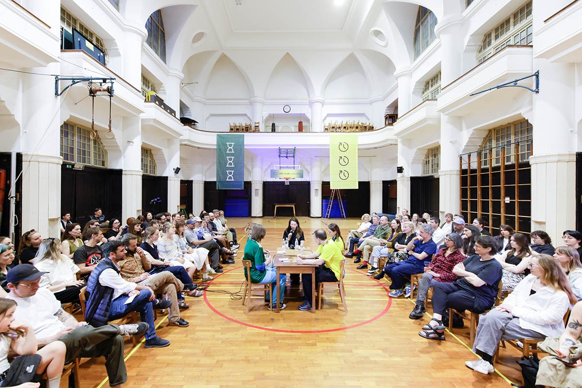 Crit Club: Should Art Always Look Forward, Never Back?, Tabor Sokol Hall. Photo: Marijo Zupanov