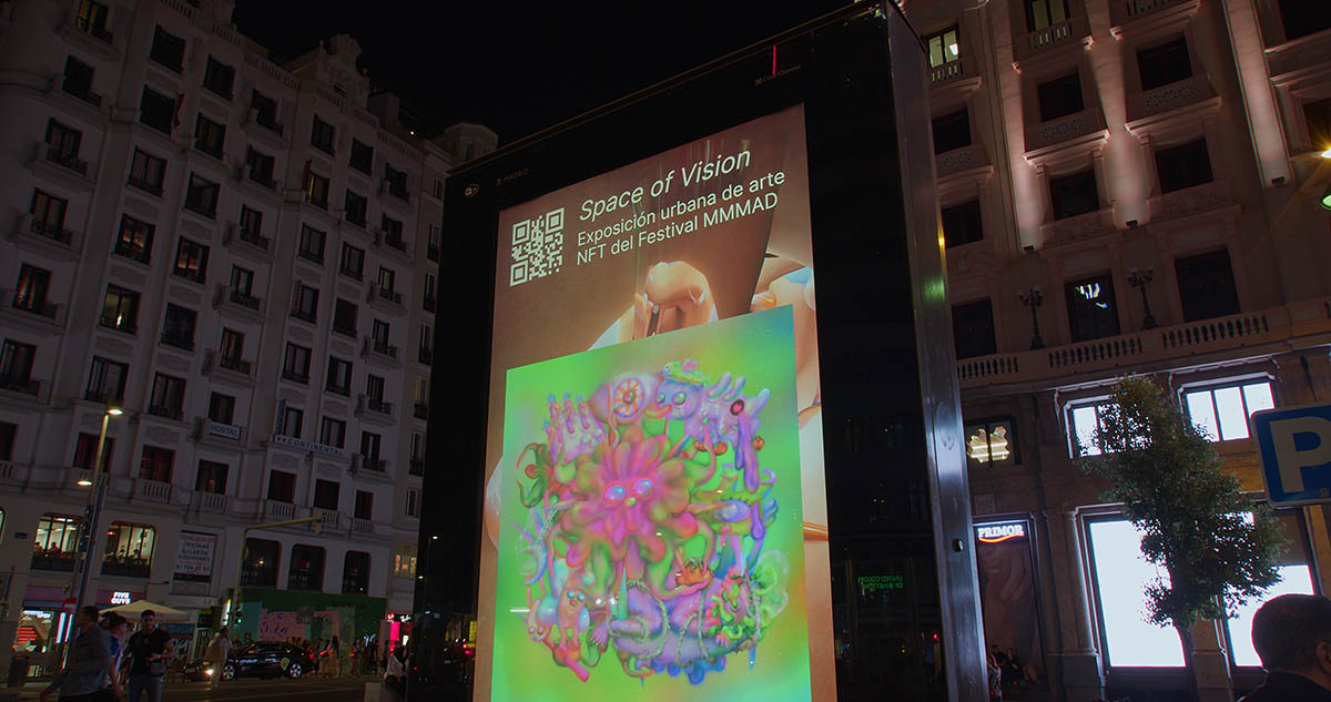 Conflict, showcased in Madrid’s Urban Digital Art Festival