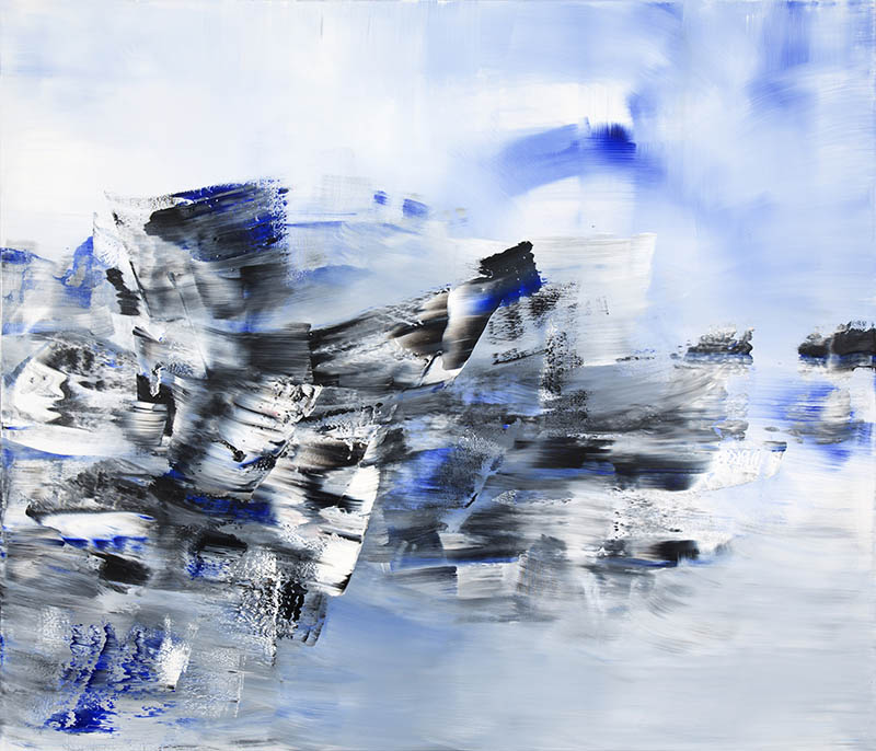 Bild 2, Saar, Inner Spaces I, 2021, Acryl auf Leinen, 183 x 213 cm