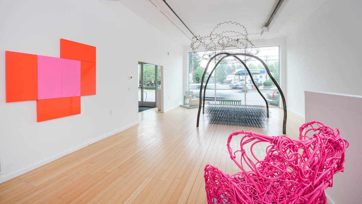 Forrest Myers at Catskill Art Space. © Forrest Myers. Photo: Zach Hyman