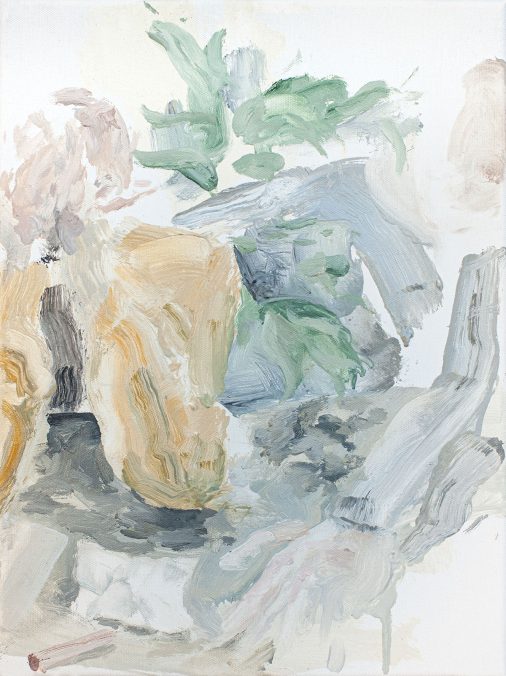 Reiss dich ein, 2022, Öl auf Leinwand, 40cm x 30cm
