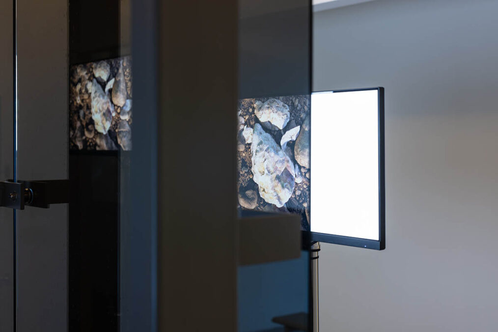 Installation view of the Austrian contribution Soft Image, Brittle Grounds to the 24th International Exhibition of Triennale Milano

A mixed-media installation by Felix Lenz, commissioned and curated by the MAK – Museum of Applied Arts, Vienna

Felix Lenz, Valley of the Heart’s Delight, 2025
© Felix Lenz