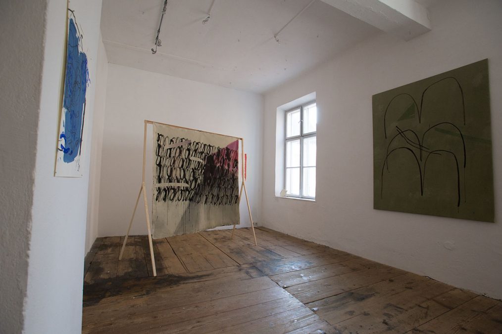 Ausstellungsansicht. Formresonanz, Projektraum Großsiegharts, 2019