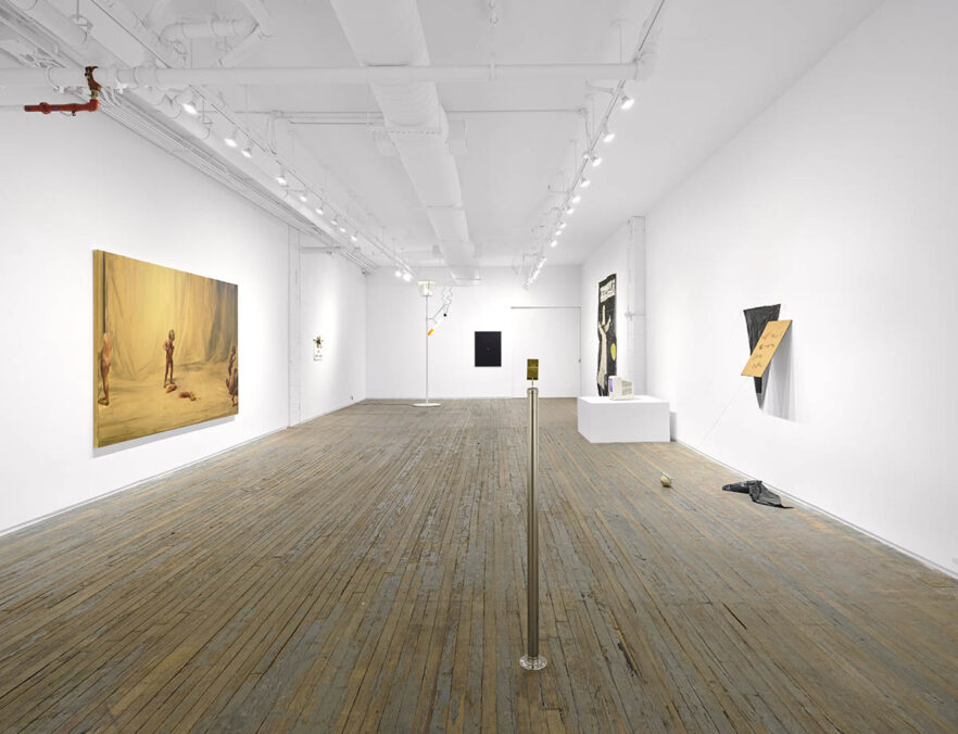 exhibition view: Swallow the Moon; curated by Reilly Davidson, Amanita, New York. Courtesy of Amanita