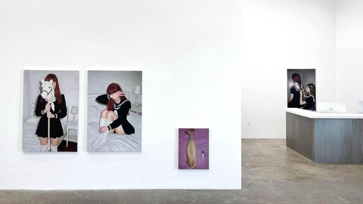 Exhibition view: Tallulah Dirnfeld – I Was Always Good, curated by Ana Makharadze, Abigail Ogilvy Gallery, Los Angeles.