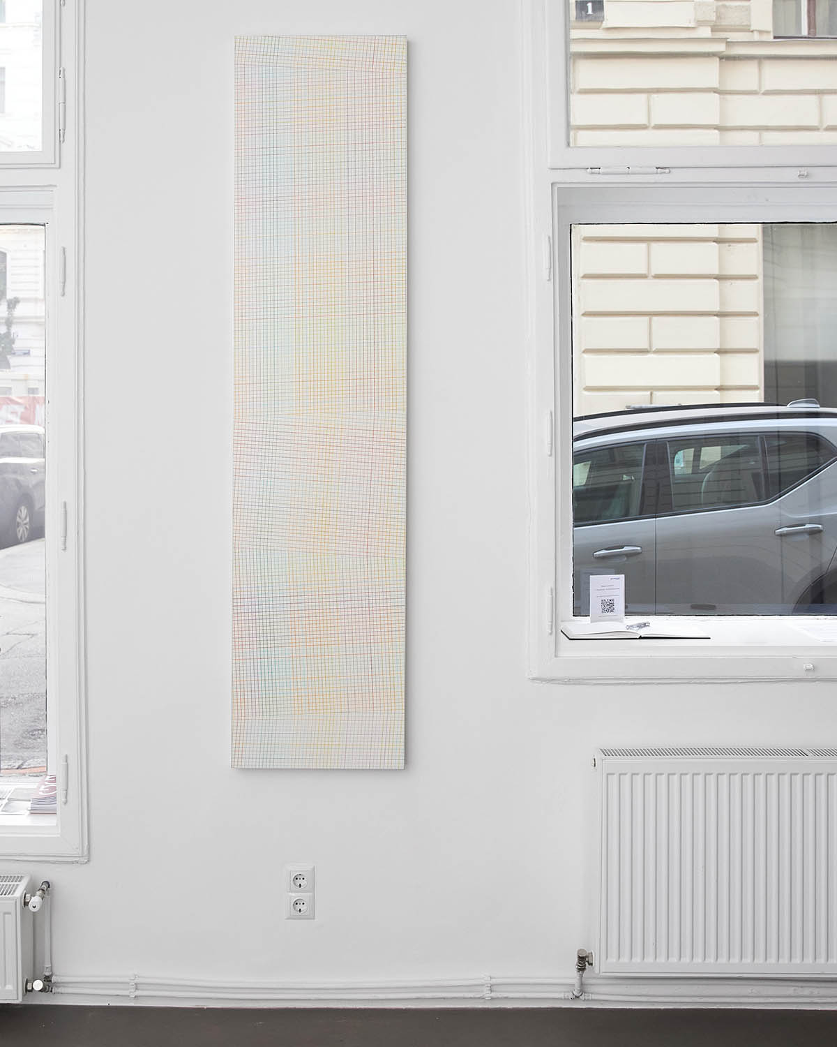 exhibition view: Tamás Jovanovics – Farbstift-Serien, gezwanzig gallery, Vienna, 2026