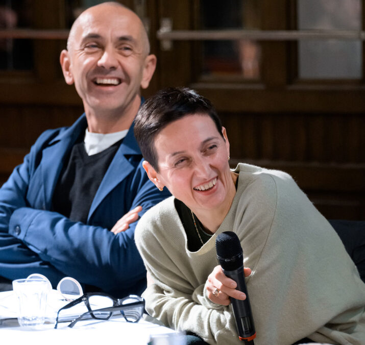 Curators Ruth Anderwald + Leonhard Grond. Photo: eSeL, Joanna Pianka