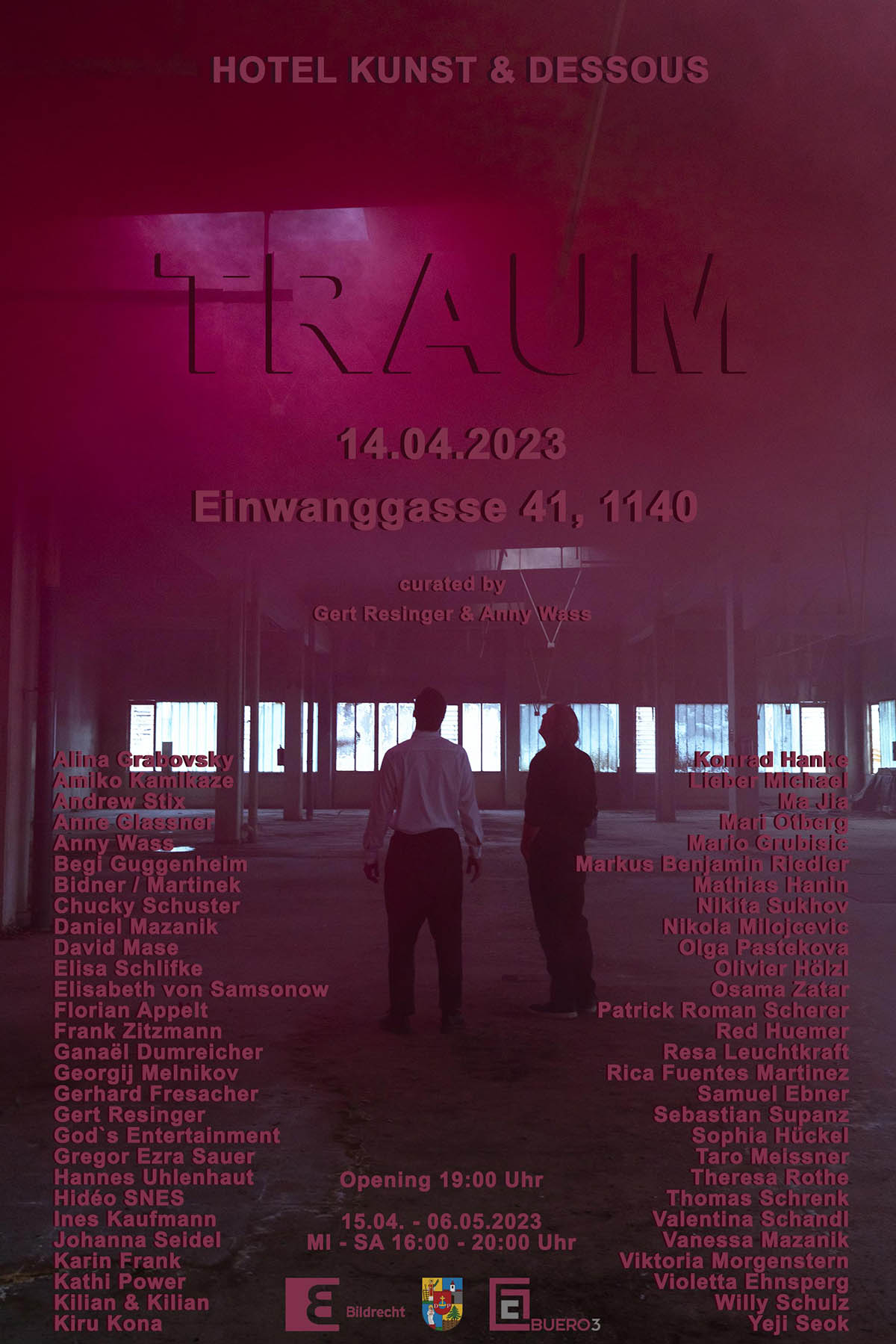 Gruppenausstellung: TRAUM. Kuratiert von Anny Wass und Gert Resinger
