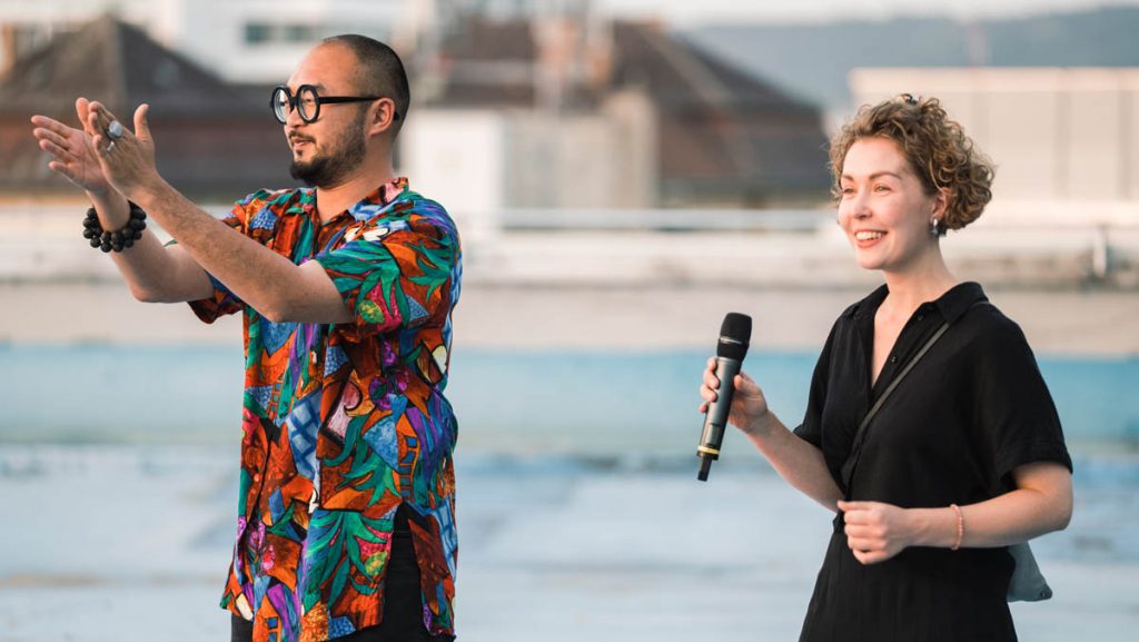 Freda Fiala, River Lin. Photo: Robert Maybach