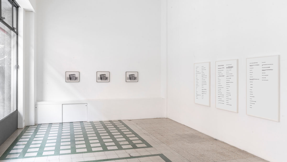 Exhibition. Alejandro Cesarco Alejandro Cesarco, The Ongoing Story, 2022 installation view at Galleria Raffaella Cortese, Milano. Ph: Lorenzo Palmieri.