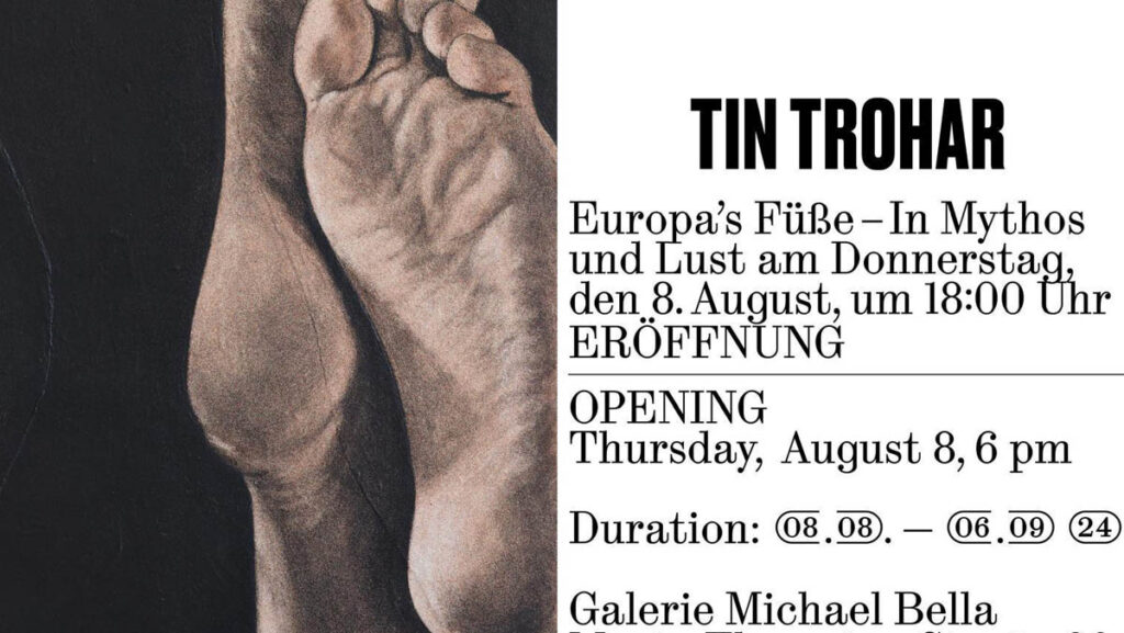 Tin Trohar "Europe's Feet: In Mythos et Lascivia" – An Exploration of Erotic Mythology, Love, Lust, and Consent