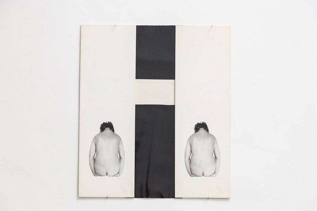 Tomaso Binga, OH OH, 1977, photocollage on paper, cm 36,3 x 31,5