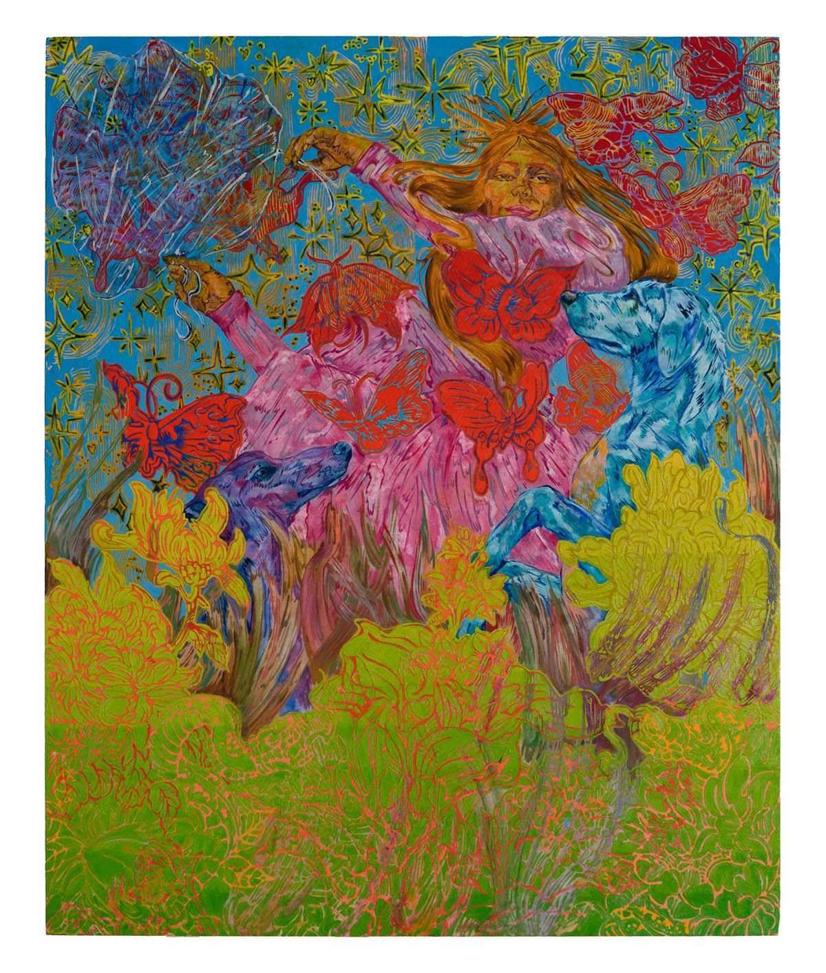 Giuditta Branconi, Dillo al vento (per vladimir) , Oil on Canvas , 2023, 110x90cm