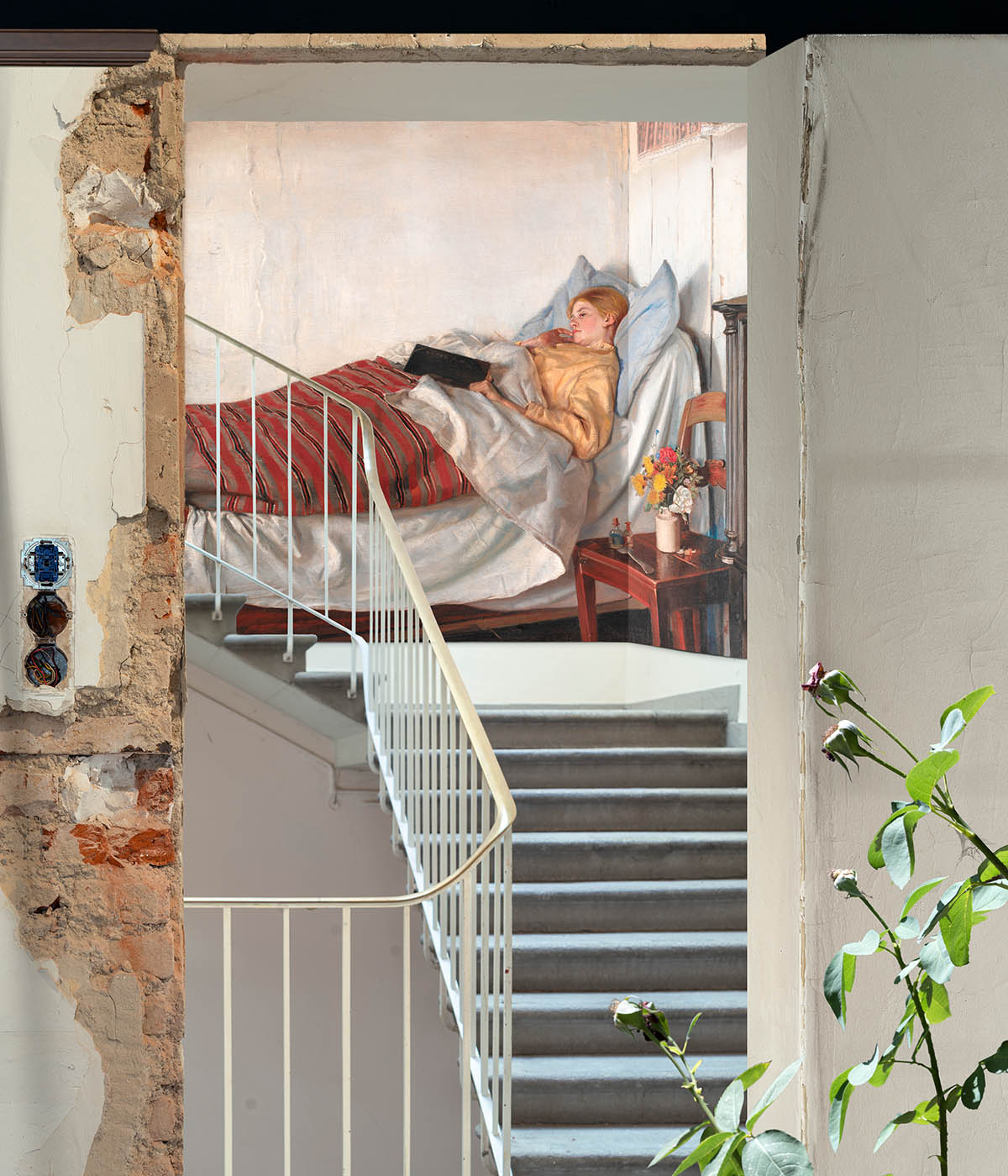 exhibition view: Ilit Azoulay: No Single View: Record 006 (Detail), 2026, courtesy of the artist; LOHAUS SOMINSKY, Munich & BRAVERMAN Gallery, Tel Aviv; Commissioned by Museum Villa Stuck