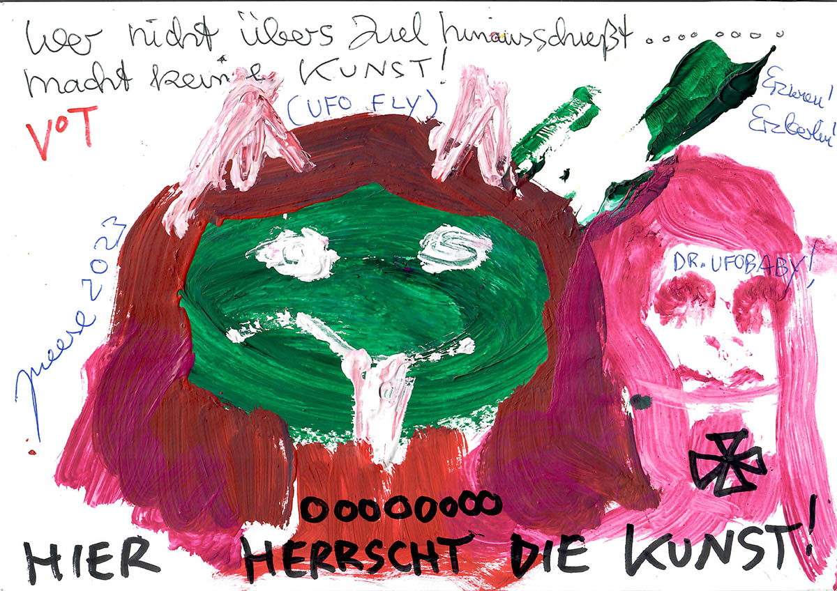 MUTTERZSÖHNCHEN IM KUNSTGLÜCK © Jonathan Meese