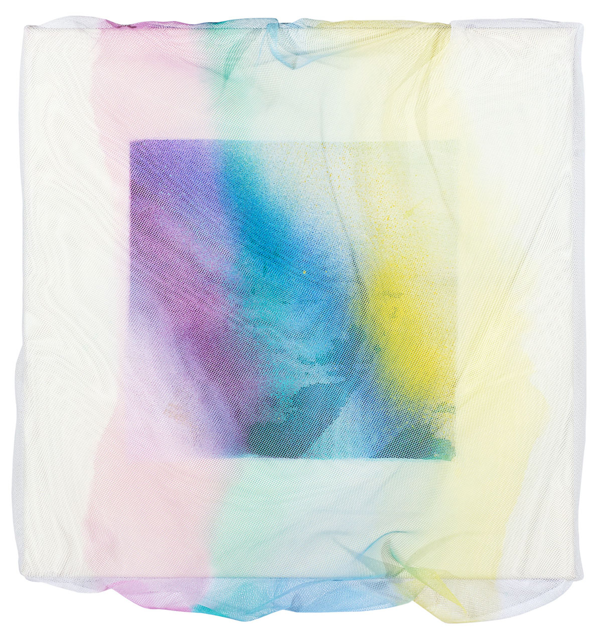 Prism, 2021, mixed media on canvas and polyester, 42x42 cm, Photo: Marko Mäkinen