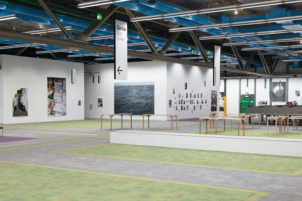 Installation view, Wolfgang Tillmans at the Bpi, January 2025 © Centre Pompidou