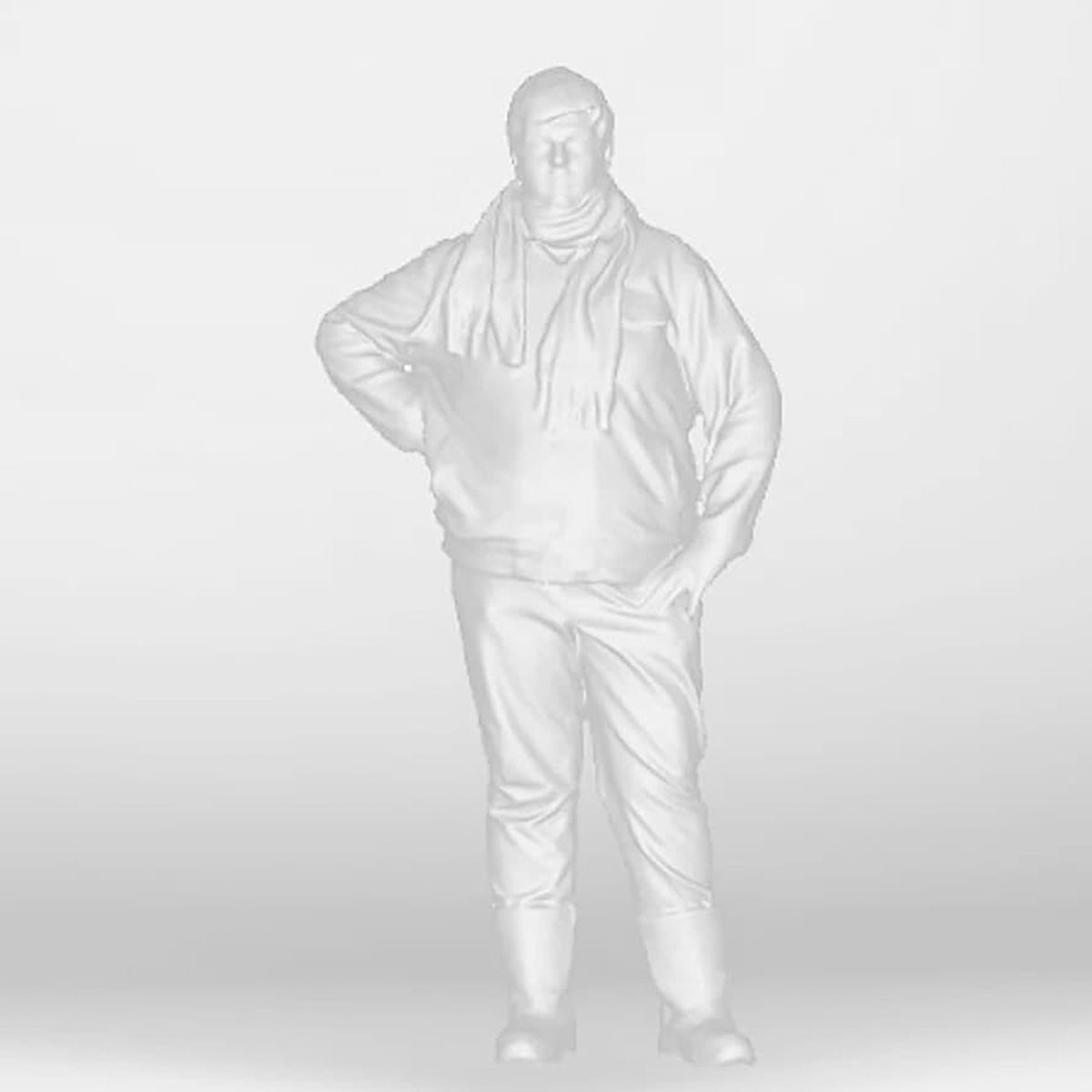 Žarko Aleksić, GeistarbeiterInnen, photogrammetry of my body, documentation, 2021