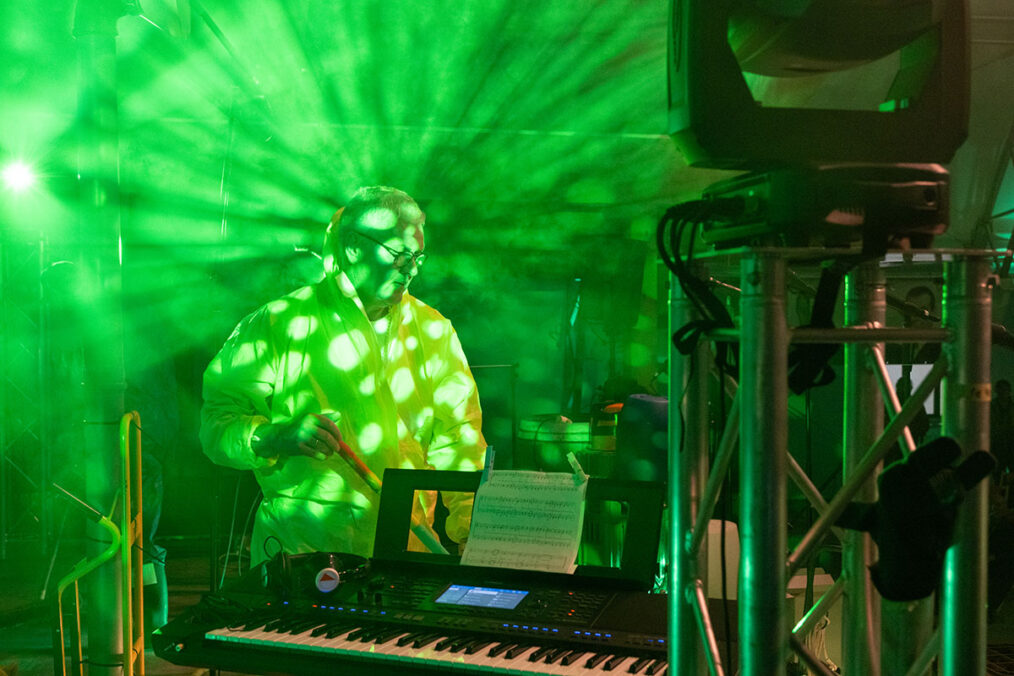 Techno in the Winery | im Rahmen des WEIN/4-Festivals 2026. Foto: Elisabeth Jegel